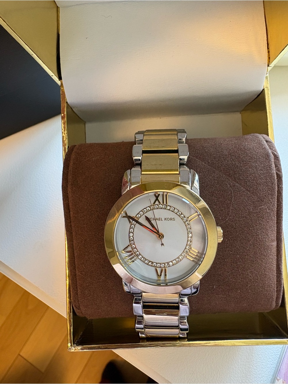 Michael Kors Two-Tone Gold and Silver Women's Watch